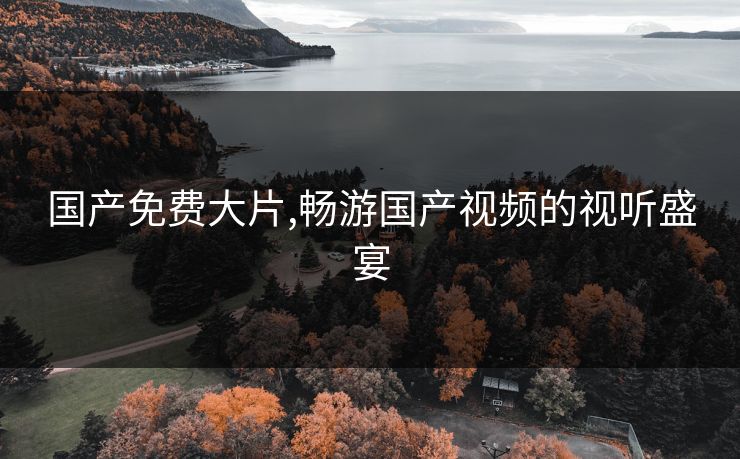国产免费大片,畅游国产视频的视听盛宴